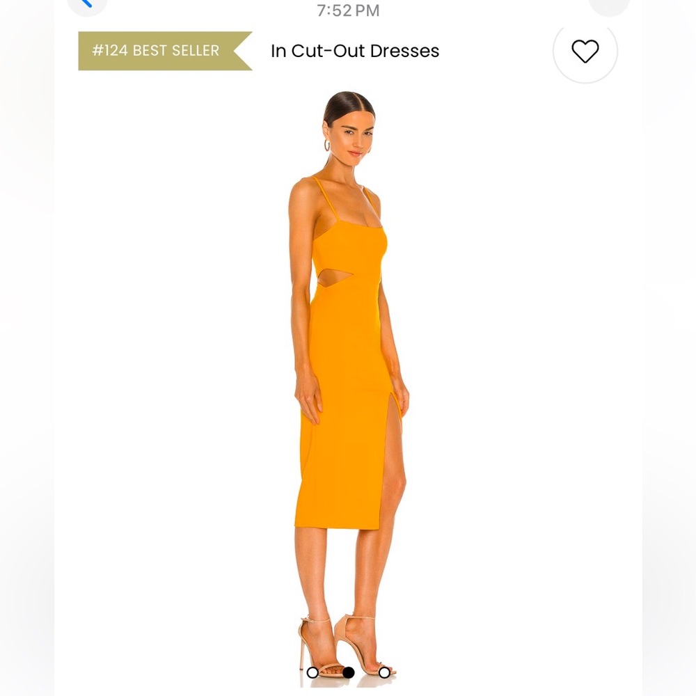 Haydon dress in canary  Yellow